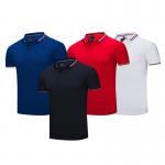 Lightweight Polo Work Shirts Jersey Polo Shirts Sublimation Imprint Attractive for sale