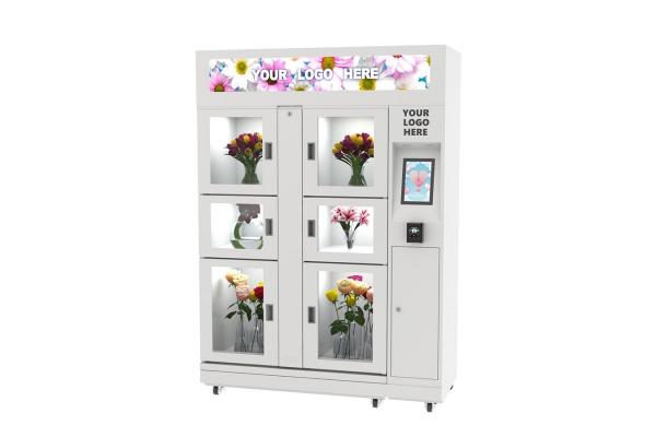 Commercial Fully Intelligent Unmanned Automatic Flower Vending Locker With Smart Screen