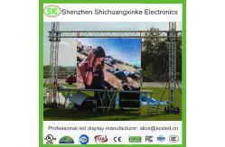 China Light Weight Super Thin Hanging LED Display , Chaming Events Led Screen 500x500 supplier