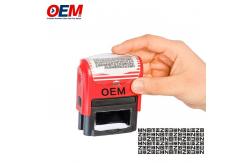 China Custom Factory Make Ink Stampers Self Ink Roller Inking Stamper supplier