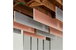 China 12mm Thickness 100% Polyester Fiber Acoustic Panel For Wall And Ceiling supplier