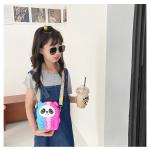 Silicone Shoulder Fidget Pop Purse Cute Cartoon Panda For Kids for sale