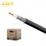 Tri - Shield 67% AL Braiding RG59 Coaxial Cable CMR PVC for Broadcasting Satellite for sale