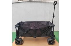 China Four Wheels Outdoor Folding Trolley Cart Collapsible Utility Push Pull Wagon Cart supplier