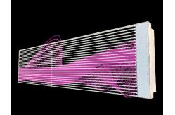 China P10.4 Transparent Grill LED Smart Screen With Light Weight supplier