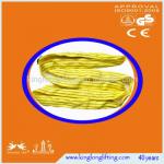 Large Load Capcacity Wire Rope Sling 1-100m Length Flat Lifiting Eye for sale