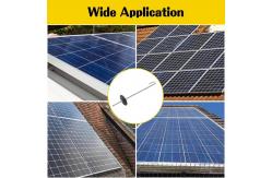 China Bird Proof Solar Panel Mounting Clips Uv Radiation Black Coating supplier