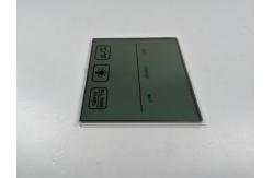 China HTN Segment Code LCD White Blacklight Indoor Hygrograph Customizable Display supplier
