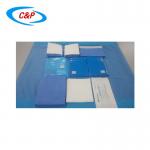 Obstetric Nonwoven Drape Pack With Reinforced Surgical Gown For Childbirth Surgery for sale