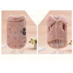 Washable Fleece Plush Dog Vest Coat