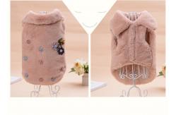 China Soft Warm Fleece Plush 20cm Cotton Dog Coat supplier