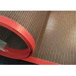 Acid Resistance PTFE Mesh Belt , Non Stick PTFE Conveyor Belts For Printing Drying for sale