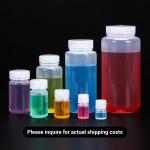 Wide Neck 250 Ml Reagent Bottle Plastic PP Polypropylene Sample Bottles for sale