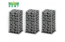 China Iso Galvanized 2mx1mx1m Gabion Wire Mesh Stone Cage Baskets supplier
