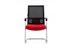 China Red Ergonomic Mesh Arched Feet Guest Manager Office Chair For Office supplier