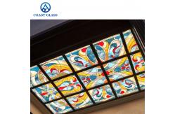China Crafting Stained Glass Partition Room Dividers Wall For Home supplier