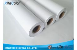 China Water Based Matte Coated Paper Roll , 128 Gram Large Format Paper Roll supplier