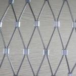 4mm Zoo Wire Mesh Fence Green Wall Mesh Safety Net Wire Rope Woven Mesh for sale