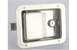 China Tralior Auto Parts Tool Box Locks Paddle Handle Latch With Brass Key supplier