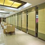 Aluminum Frame Folding Partition Walls Movable Acoustic Sliding Auditorium Door Room Divider For Exhibition Hall for sale