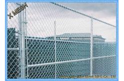 China 11.5 Ga (0.11) Us Standard Galvanized black chain link fence supplier