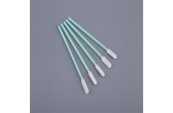 China Cleanroom Tiny Cotton Swabs Polyester Nonwoven Head Apply To Semiconductor supplier