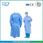 510K EN13795 PE Isolation Gown Medical AAMI Level 4 Surgical Gown for sale