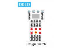 China 46 point switch value+4 analog variable speed control industrial wireless remote control supplier