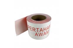 China Customizable Waterproof Plastic Barrier Tape  For Safety Constructions supplier