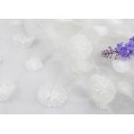 Embroidered Net Lace Fabric With Polyester Silk Circle Pattern For Wedding Dresses for sale