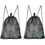 Mushroom Hunting Mesh String Bag For Gym Laundry Seashell Toy And Beach Finds for sale