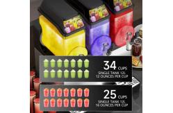 China Slushy Slushy Making Triple Slush Maker Commercial Smoothie Machine supplier