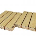 Fireproof Groove Sound Proof Wooden Acoustic Decorative Wall Panels for sale