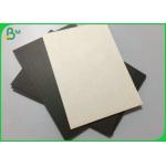 2mm 3mm Grey Back Laminated Black Paperboard Recycled For Archives Folders
