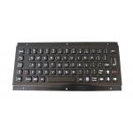 Brushed Black Titanium Industrial Metal Keyboard High Vandal Proof Panel Mount for sale
