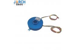 China 4 Circuits 2A 24mm Hole Rotary Table Pancake Slip Rings supplier
