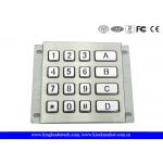 Rugged Waterproof Vandalproof Backlit Metal Keypad Stainless Steel Keypad for sale