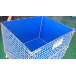Customize Non-Standard Collapsible Wire Container With PP Liner For Warehouse for sale