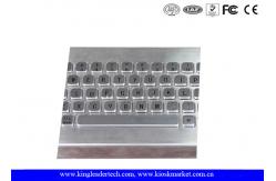 China Dust Proof Waterproof Industrial Computer Keyboard With Stainless Steel Trackball supplier