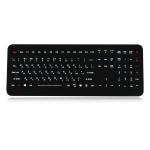 108 Keys Silicone Industrial Keyboard IP68 Waterproof Backlit Desktop for sale