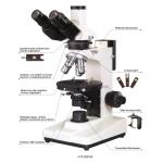 Trinocular Transmitted / Reflected Polarizing Light Microscope A15.0203 Wide Field WF10x / 18mm