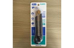 China 25mm Black Snap Off Utility Knife For Cutting Scraping Trimming supplier