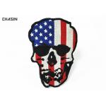 Skull Logo Raider Motorcycle Biker Patches For Vest Back 4.5 Width for sale