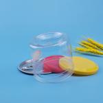 340ML Peanuts Plastic Food Cans With Aluminum Easy Open End for sale