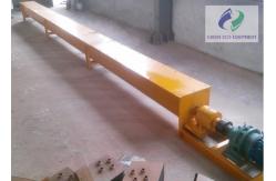 China Shaftless Feed Screw Conveyor For Wood Chips Easy Winding Materials supplier