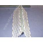 Galvanized Plaster Thin Coat Angle Bead Construction Materials 55mm Width for sale