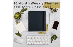China Vertical Layout Weekly Monthly Yearly Planner 100GSM Ivory Paper supplier