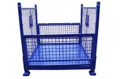 China Collapsible Pallet Mesh Cage Stackable Stillages Storage Container supplier