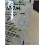 Aluminum foil stand up pouch for enhanced kratom powder extracted from kratom