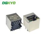 KRJ-180CNL Vertical Entry RJ45 Connector Single Port Integrated Magnetic Ethernet Jack 100Mb RJ45 With Transformer for sale